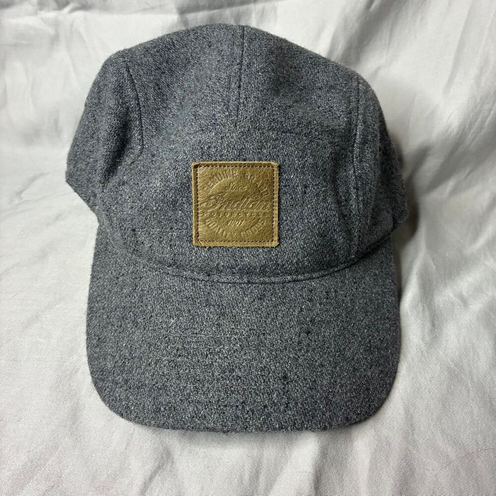 Indian Motorcycle Genuine Brand Wool Blend Gray 5 Panel Hat Cap Adjustable